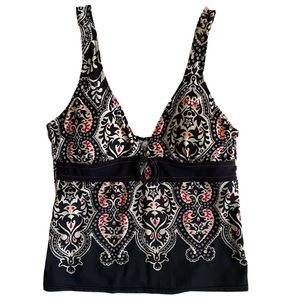 CHRISTINA Tankini Swim Top, adjustable straps, 10